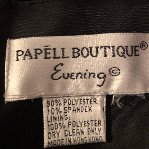 PAPELL BOUTIQUE Evening Velvet Dress - Picture 7 of 8